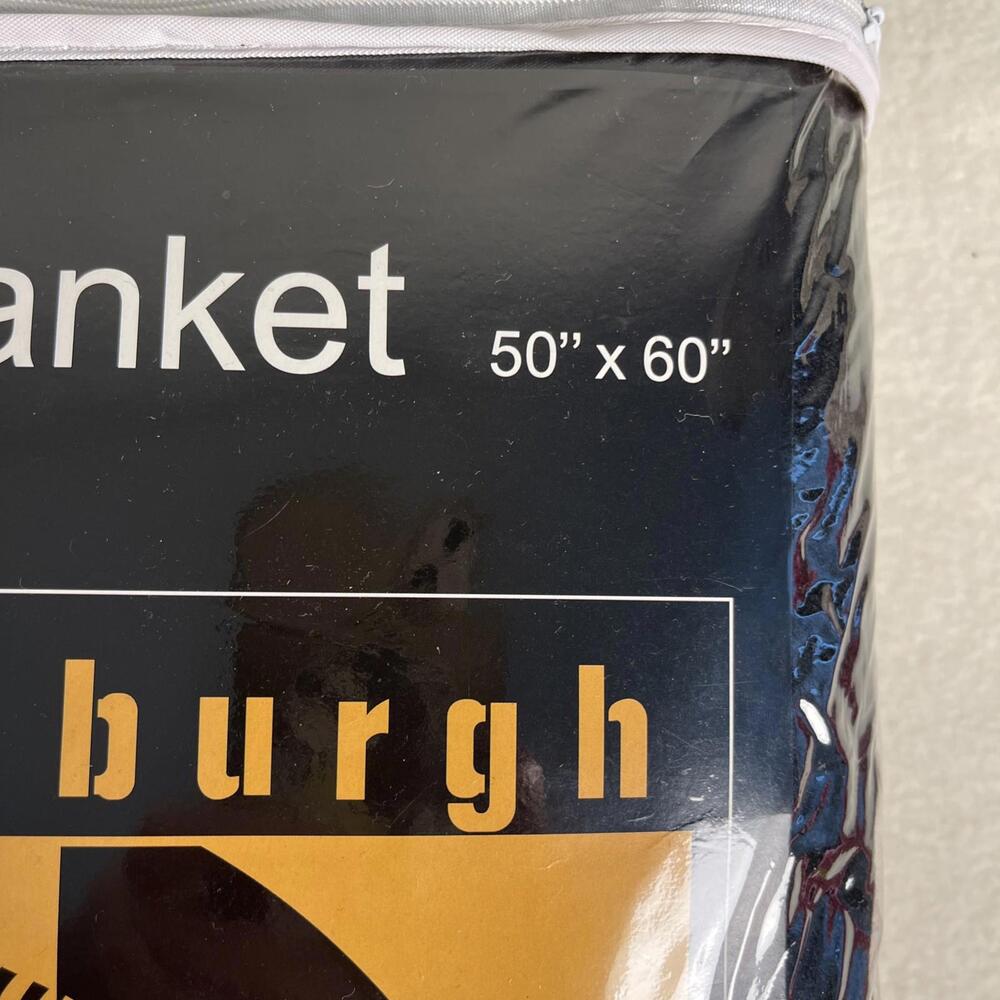 Pittsburgh Nation Pittsburgh Steelers Super Soft Blanket 50x60” New - Picture 2 of 4